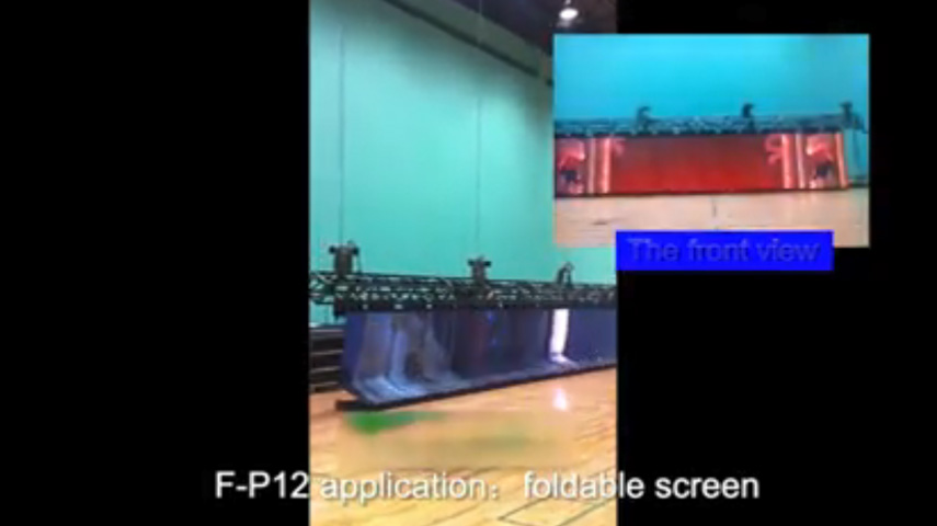 Guangzhou Liwan gymnase P12 pliable écran Led