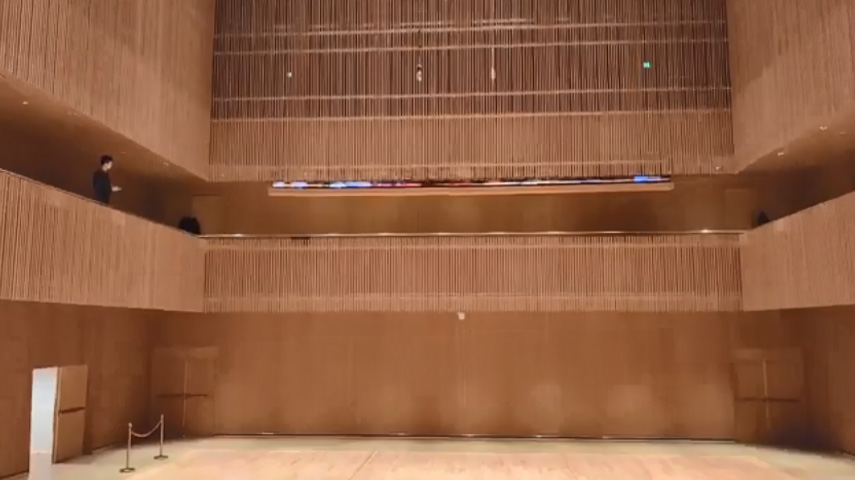 Shanghai musique symphonie salle P3.9 levage écran Led
