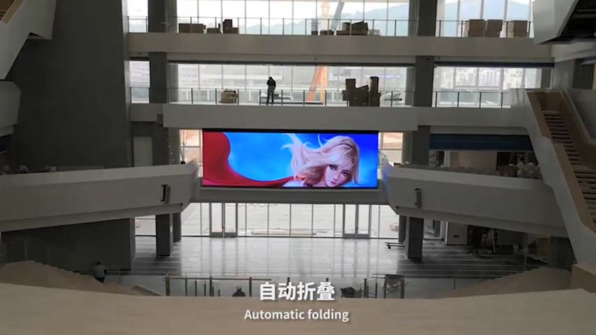 Vidéo de boîtier d'écran LED de l'école de langue étrangère à Wenzhou, Zhejiang